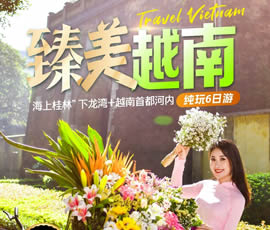 臻美越南—下龍灣、河內休閑6日游